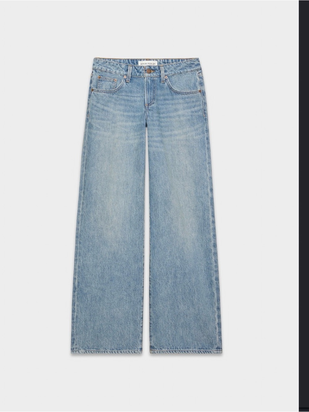 Aritzia Denim Forum "The 90s" Lo-Rise Baggy Wide Leg Jeans Women's Sz 29W NWT - Picture 7 of 16